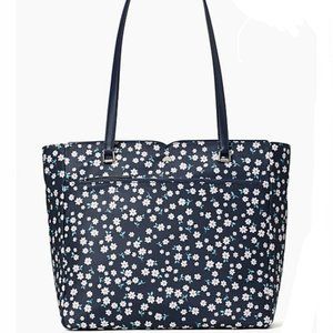 Kate Spade Jae Fleurette Toss Nylon Large Tote